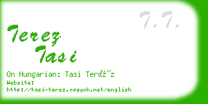 terez tasi business card